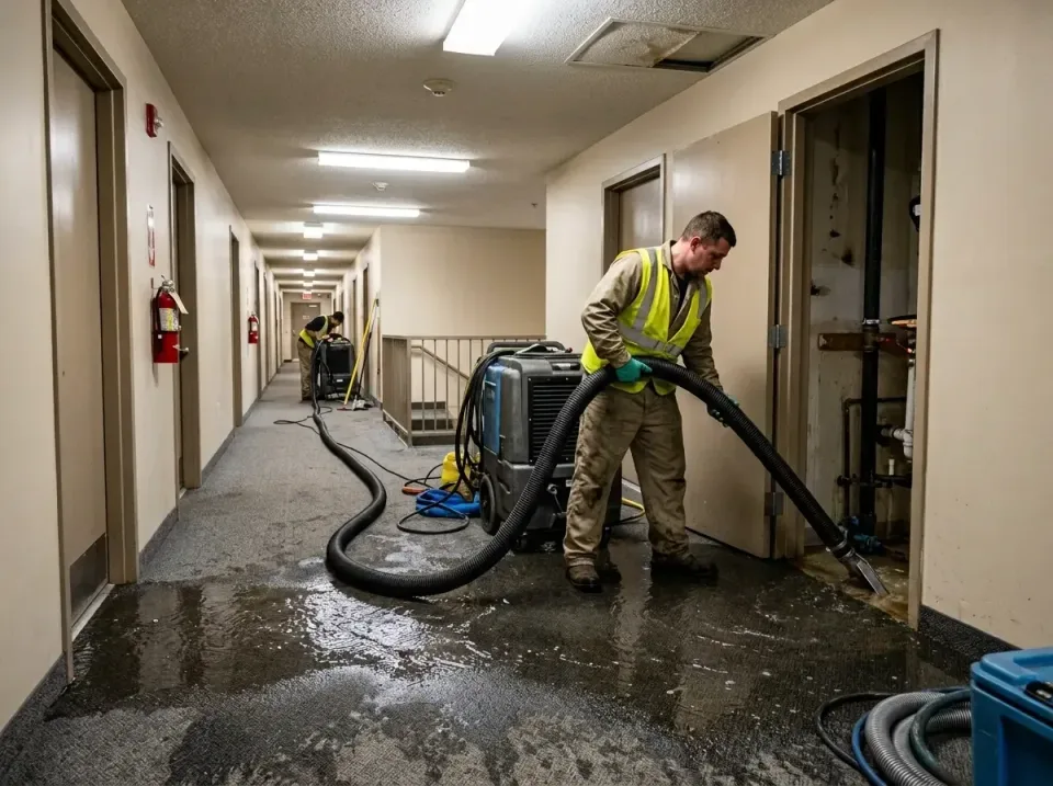 multi-unit-apartment-hallway-f-005 — frequently asked questions, Emergency Burst Pipe Water Extraction & Removal in Los Alto…